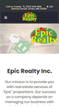 Mobile Screenshot of epicrealtyinc.com